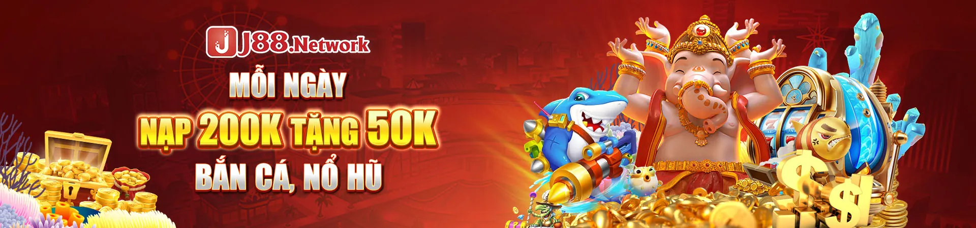 Hình ảnh chính chương trình VIP 999ok bắn cá với tông màu xanh vàng sang trọng